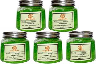 KHADI NATURAL ALOEVERA GEL GREEN PACK OF 5