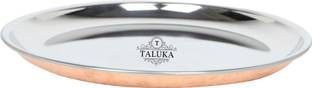 TALUKA (10.5" x 0.3" inches) Copper Plate Copper Thali Rice Plate Rice Plates