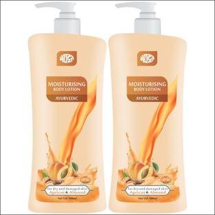 KHADI MEGHDOOT AYURVEDIC HONEY ALMOND BODY LOTION PACK OF 2 500ML