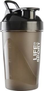 PRiQ Sports Protein ShakeR/Sipper / Gym Bottle / Water Bottle with New Design Plastic Ball 500 ml Shaker