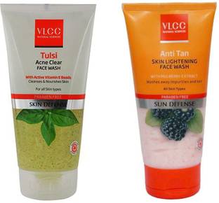 VLCC Original Tulsi Acne Clear  & Anti-Tan Sun Screen Lotion SPF25 Face Wash