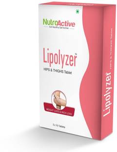 NUTROACTIVE Lipolyzer Hips & Thighs Tablet For Weight Management 30 Tablets