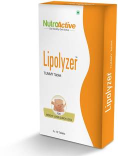 NUTROACTIVE Lipolyzer Tummy Fat Burner Tablets