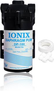 IONIX dp-100 ,100 GPD , 24 V ,Ro booster pump compatible with kent,dolphin, Reviva,Enhance & all ro water purifies Diaphragm Water Pump
