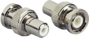 COGNANT BNC to RCA Connector + RCA Wire 5mtr for Audio and Video Wire Connector