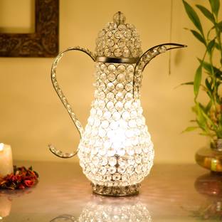 Homesake Vintage Crystal Surahi Table Lamp Table Lamp