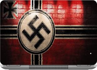 imbue Nazi wallpaper Digital quality vinyl Laptop Decal 15.6