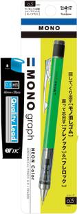 Tombow Mono Graph 0.5mm Shaker Neon Mechanical Pencil