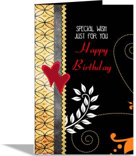 alwaysgift Special Wish Just For You Happy Birhday Greeting Card Greeting Card