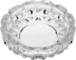 Green Apple Clear Crystal Ashtray