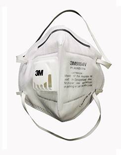 3M Particulate Respirator 9004 V White (Pack of 5)