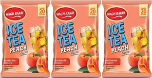 Waghbakri Tea, 250g ( Pack of 3 ) Peach Iced Tea Pouch