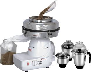 cookwell IN 1 750 W Mixer Grinder (3 Jars, White)