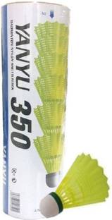 Hipkoo WIND YANYU 350 SHUTTLECOCK (6 PCS) Nylon Shuttle  - Multicolor