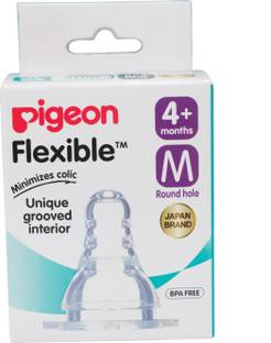 Pigeon PERISTALTIC NIPPLE M SIZE Fast Flow Nipple