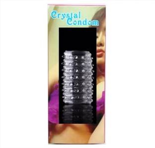 MAX LIFE crystal condom Washable & Reusable silicone made Universal size Condom Condom