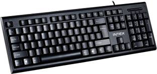 Intex corona plus Wired USB Standard Desktop Keyboard Compatible with Desktop, Laptop, Mac