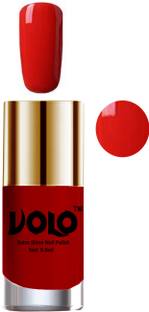 Volo Professional Infinite Nail Polish Collection With Ultra Smooth Flat Brush Combo-No-03 Reddish Orange