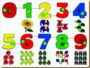 Miss & Chief Number With Picture To Count Puzzle