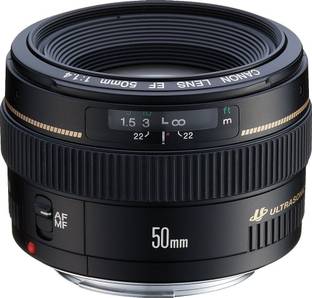Canon EF 50 mm f/1.4 USM  Standard Prime  Lens