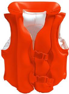 INTEX ? Original Inflatable Deluxe Swim Vest For Enfants And Kids Swim Floatation Belt