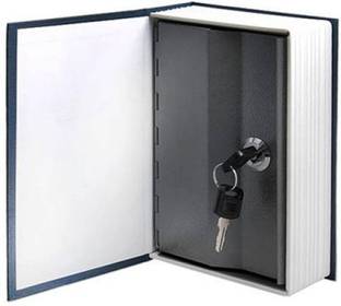 upalabdh English Dictionary Hidden Secret Cash Locker Book Safe Vault Box For Cash Jewelery-2 Keys Cash Box