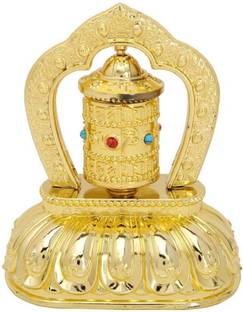 A.K Club Feng Shui Revolving Rotating Buddhist Solar For Car Dasboard Decorative Showpiece  -  6 cm
