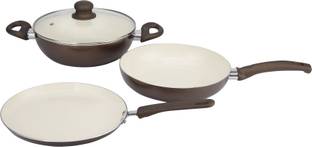 BERGNER Bellini Plus Pressed Induction Bottom Non-Stick Coated Cookware Set