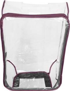 Torr-to COVER for All 24 inch Trolley Bag COVER for Soft Luggage - Purple Piping & Zipper (Comes with Expandable Zipper) Luggage Cover