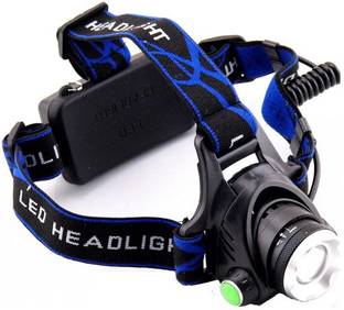 IRIS Zoomable 3 Modes Super Bright LED Headlamp with Rechargeable Batteries Torch