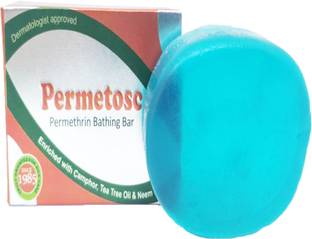 Permetosc Permethrin soap | Scabies Soap Fungus Infection Soap Medicated Soap Medicated Bathing Bar 75gm