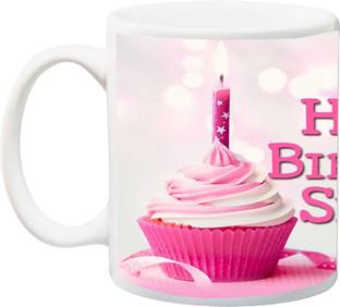 ME&YOU Gifts On Birthday For Best Sister (IZ17-VK-MU-0730) Printed Ceramic Coffee Mug