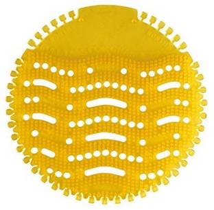 Agromech ROUND URINAL DISINFECTOR MAT SCREEN Lemon Mat Toilet Cleaner