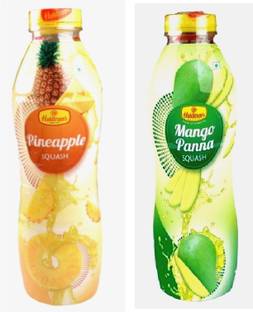 Haldiram's Pineapple Squash and Mango Pana Squash (Combo Pack)