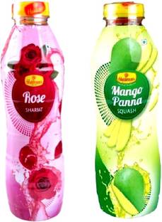 Haldiram's Rose Squash and Mango Pana Squash (Combo Pack)