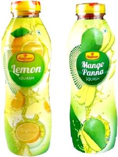 Haldiram's Lemon Squash and Mango Pana Squash (Combo Pack)