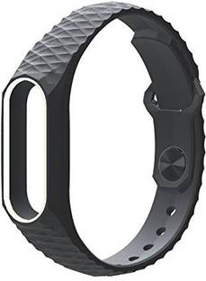 EVERYCOM Replacement Premium Hex Design TPU Strap For Xiaomi Mi Band 2 | Xiaomi Band HRX Smart Band Strap