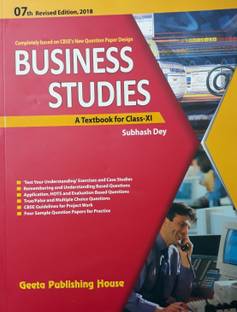 BUSINESS STUDIES A TEXTBOOK FOR CLASS-XI