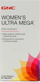GNC Women's Ultra Mega Multivitamin with Timed Release formula