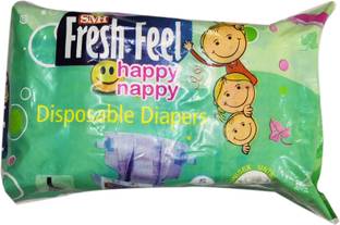 Fresh Feel Happy Nappy (150 Pieces)Large Disposable Diaper - L