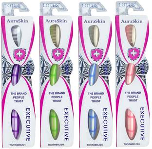 AuraSkin SUITABLE FOR SENSITIVE TEETH Soft Toothbrush