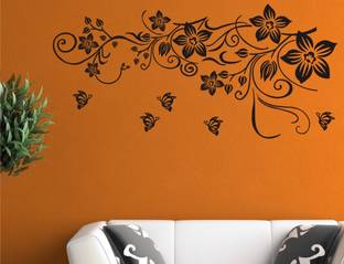 Heaven Decor1 Decorative Black Wallpaper