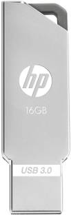 HP X740W 16 GB Metal Pendrive USB 3.1Flash Drive 16 GB Pen Drive Compatible with Desktop Computer, Audio Player, Television, Laptop USB 3.0 Metal Case