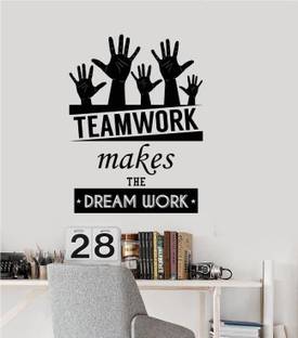 marvellous 80 cm m_teamworkblack Self Adhesive Sticker
