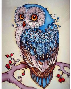IDREAM 5D Owl Diamond Painting Rhinestone Embroidery Kit Mosaic Painting