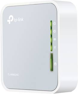 TP-Link TL-WR902AC Wireless Router 2.4 GHz, 5 GHz 750 Mbps Wifi Speed Dual Band Internal Antenna Ethernet (Cable Broadband)