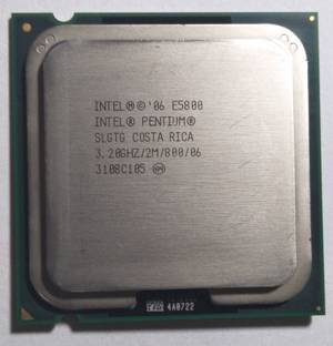 Intel Pentium E5800 3.2 Ghz LGA 775 Socket 2 Cores 2 Threads 2 MB Smart Cache Desktop Processor