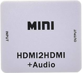 microware  TV-out Cable New 1080P Mini HDMI2HDMI HD Converter HDMI to mini 4k*2k HDMI 1.4 Audio extractor Adapter switcher For PC Laptop HDTV Projector