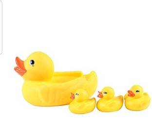 AVI MOTHER DUCK CHUCHU WITH THREE DUCKLING Bath Toy