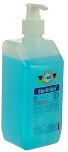 Sterillium Ingredients: 2- Propanol IP, 1-Propanol ethyl-hexadecyl - dimethyl, Ammonium ethylsulphate; Indication: Don't Drink Hand Sanitizer Bottle